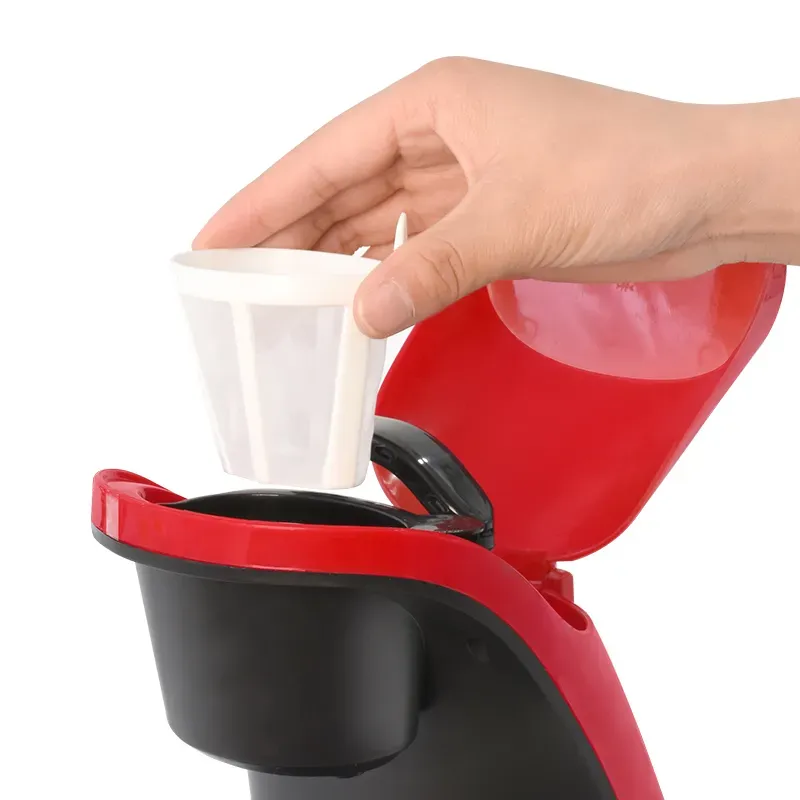 Machine a Café Lexical Avec 2 Tasses  LEM-0620 - 450Watts - Rouge