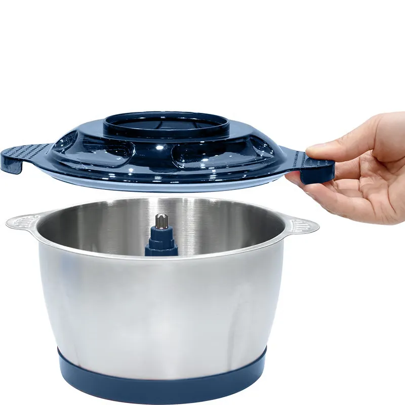 Hachoir électrique Lexical LCH-1915 Bleu – 3L - 400W - Bol Inox - 4 Lames Inox