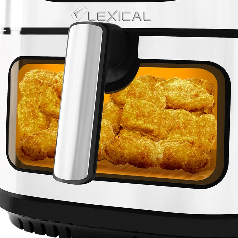 Friteuse à air Lexical LAF-3066 – 10L - 2200W - Double Chauffe - Écran LED - Inox