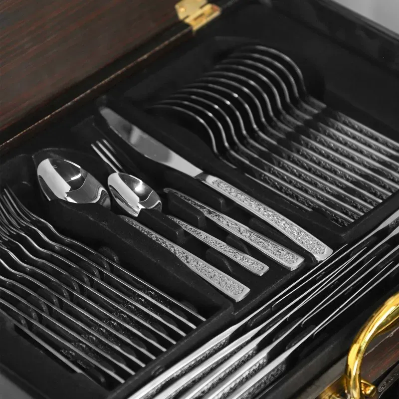 Coffret Ménagère 72 pièces ABM en inox 18/10 - Silver
