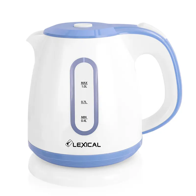 Bouilloire Électrique Lexical LEK-1425 Bleu – 1 Litres - 1200W - Inox - Sécurité Automatique