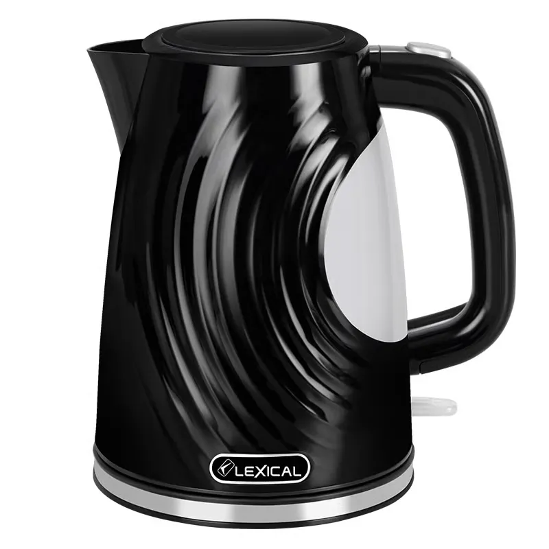 Bouilloire Électrique Lexical LEK-1433-2 Noir – 1.7L - 2200W - LED - Sécurité Intelligente